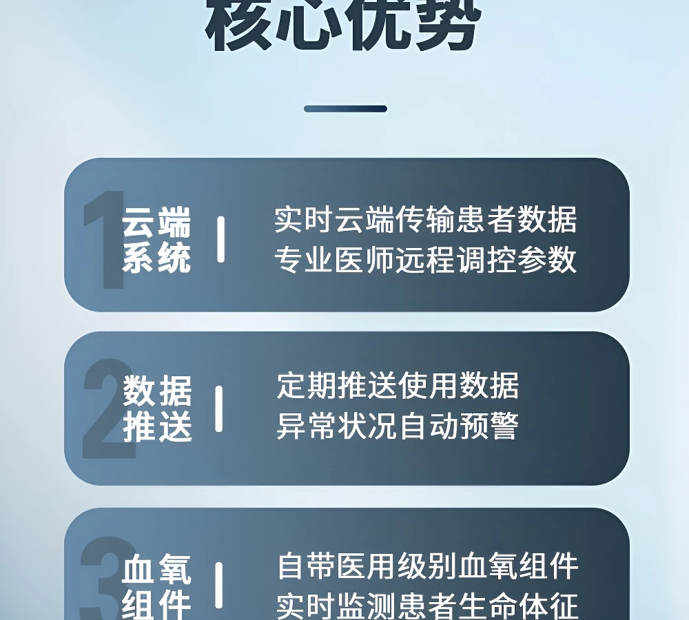 Y-20A双水平无创全自动专业鼾症机型呼吸机呼吸暂停综合症打呼噜