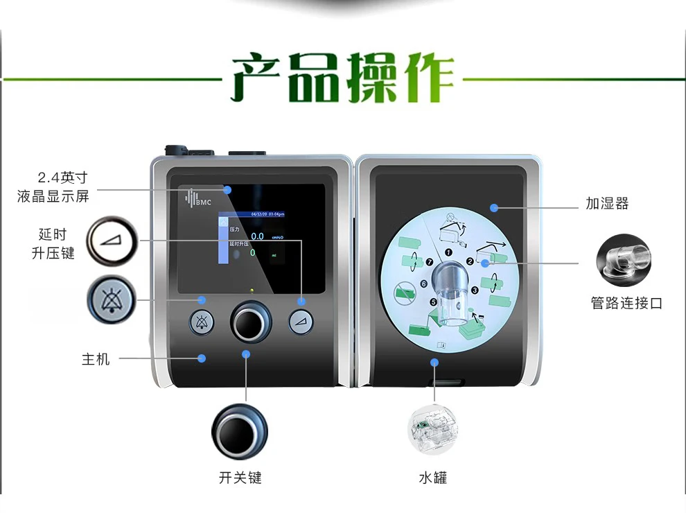 U-25T双水平25压力肺病专用ST治疗老人慢阻肺病